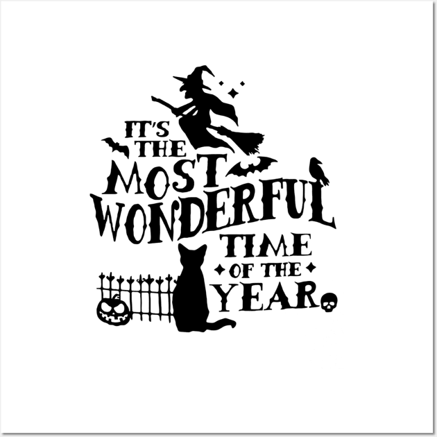 It's The most Wonderful Time Of The Year halloween Wall Art by williamarmin